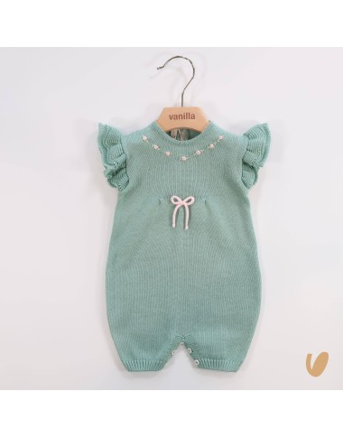 Romper in thread with little roses