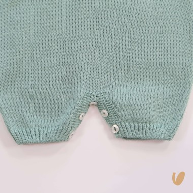 Pagliaccetto in filo roselline Set Nascita e Uscita Clinica