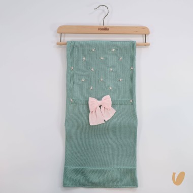 Coperta roselline punto vapore filo di cotone Coperta e Lenzuola