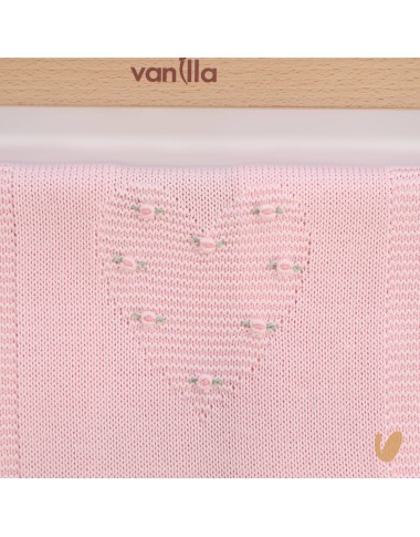 Coperta cuore e roselline in filo Coperta e Lenzuola