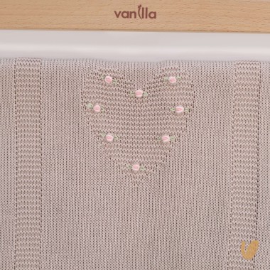 Coperta cuore e roselline in filo Coperta e Lenzuola