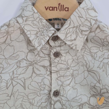 Camicia in lino Bimbo 2/8 anni