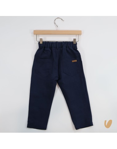 Pantalone morbido in lino Bimbo 2/8 anni