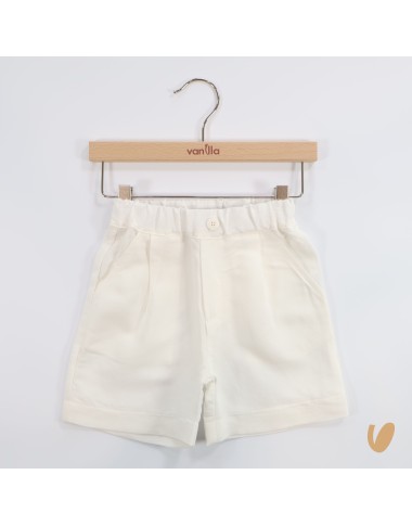 Soft linen Bermuda shorts