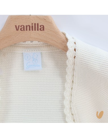 Cardigan in cotton thread