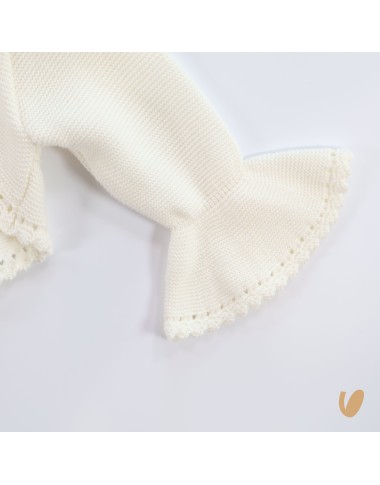 Cardigan in cotton thread