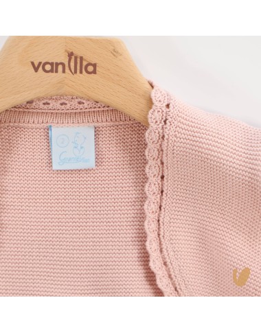 Cardigan in cotton thread