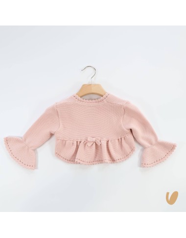 Cardigan in cotton thread