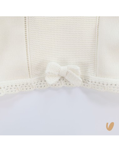 Cardigan in cotton thread