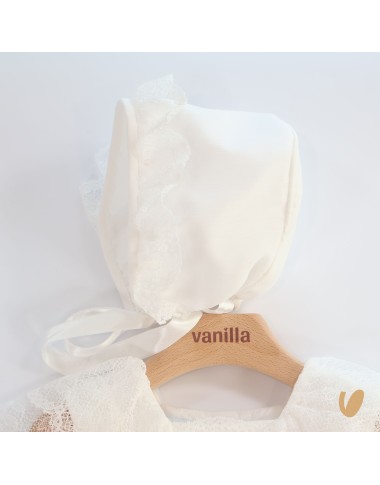 Abito lungo con cuffia Battesimo