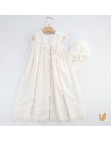 Abito lungo con cuffia Battesimo