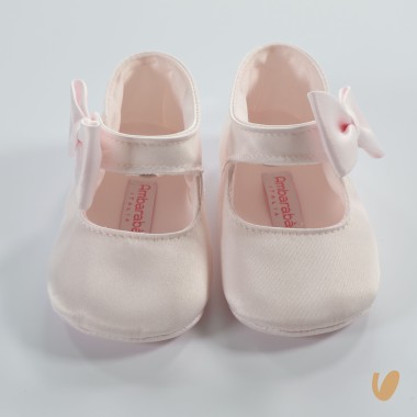 Ballerina in raso con fiocco Culla LEI 15/20