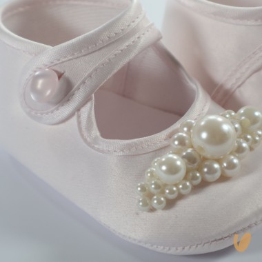 Ballerina in raso con perle Culla LEI 15/20