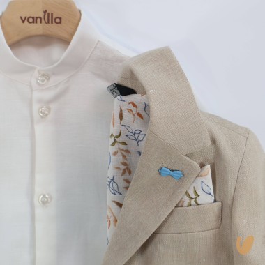 Completo in lino Paggetto