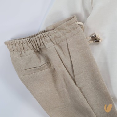 Completo in lino Paggetto