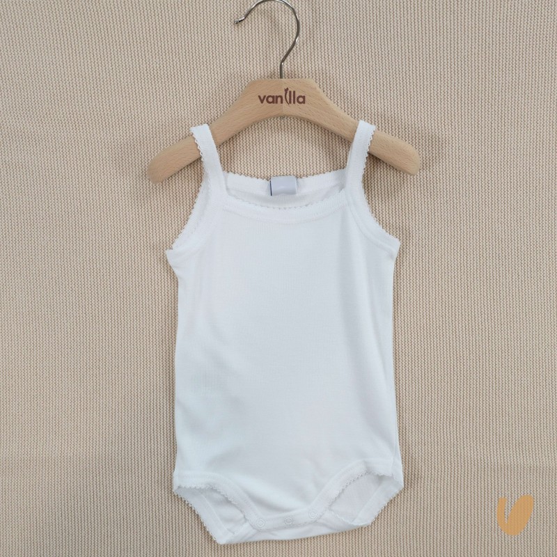 Body smerlato 100% bambù Body Bretelline