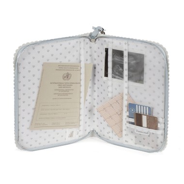 Porta documenti icon azzurro Borse Maternità