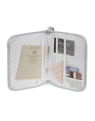 Porta documenti icon azzurro Borse Maternità