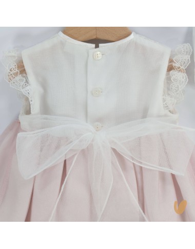 Abito e cuffietta elegante Battesimo