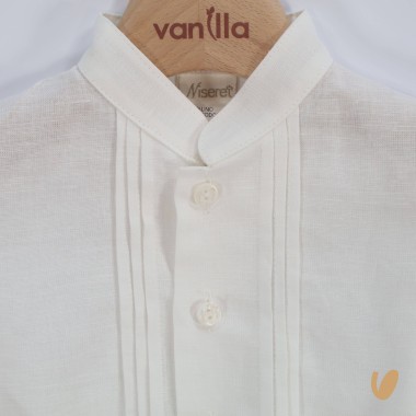 Completo elegante in lino Battesimo