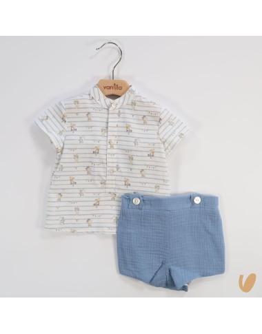 Camicia e short orsetti Completo e Pagliaccetto