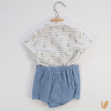 Camicia e short orsetti Completo e Pagliaccetto