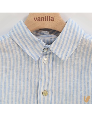 Camicia e bermuda in puro lino Completo