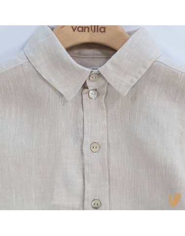 Shirt and bermuda in pure linen