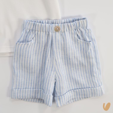 Polo e bermuda lino Completo e Pagliaccetto