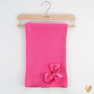 Coperta in filo con fiocco Coperte e Lenzuola