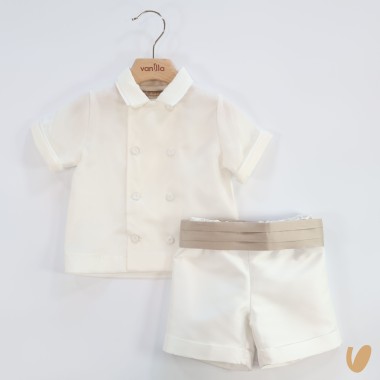 Completo doppiopetto seta Completo e Pagliaccetto