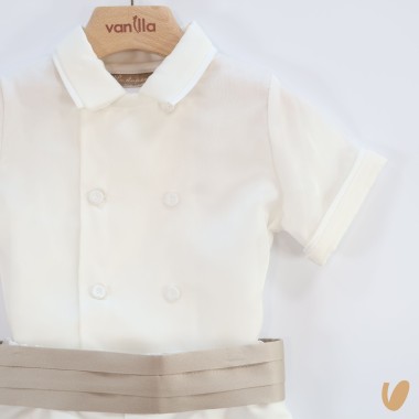 Completo doppiopetto seta Completo e Pagliaccetto