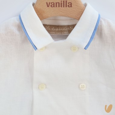 Completo doppiopetto lino Completo e Pagliaccetto