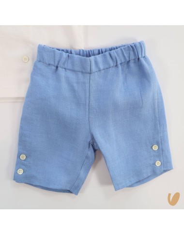 Double-breasted linen