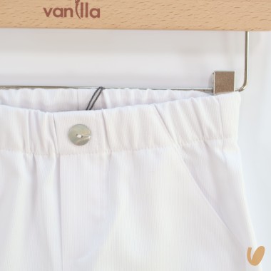 Pantalone in piquè di cotone T-Shirt e Camicia