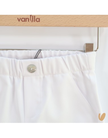 Cotton pique trousers