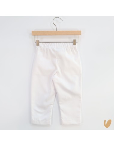 Cotton pique trousers