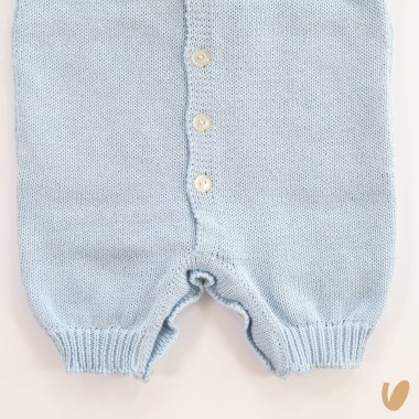 Pagliaccetto ricamato a mano filo di cotone Set Nascita e Uscita Clinica