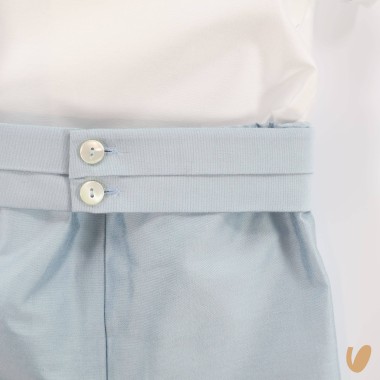 Completo elegante in shantung Battesimo