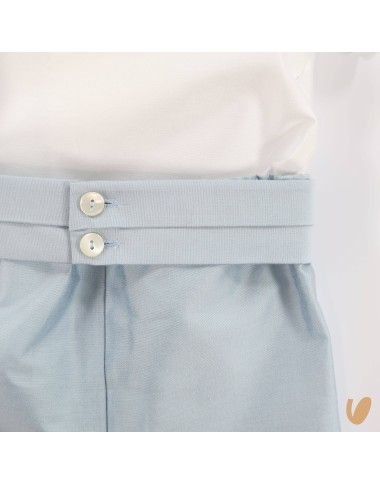 Completo elegante in shantung Battesimo