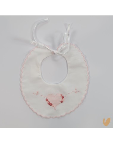 Hand embroidered bavetta