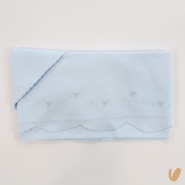 Lenzuolo ricamato a mano Coperte e Lenzuola