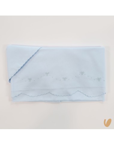 Hand embroidered sheet