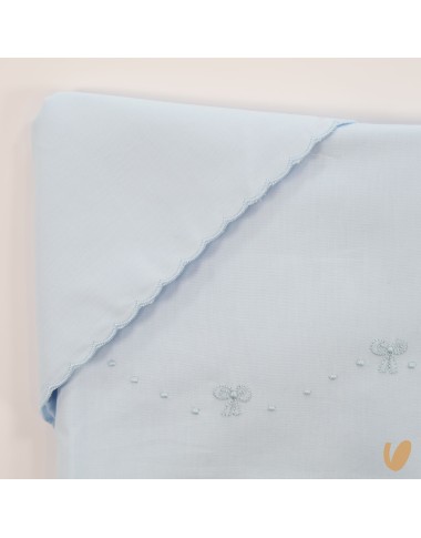 Hand embroidered sheet