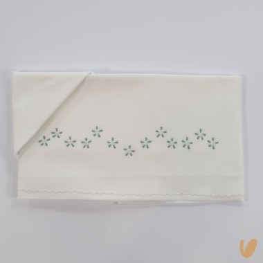 Lenzuolo ricamato a mano Coperte e Lenzuola