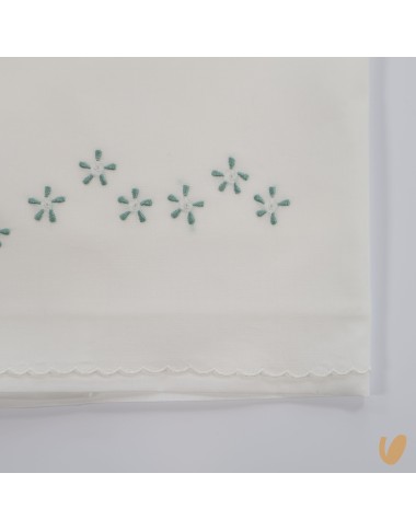 Hand embroidered sheet