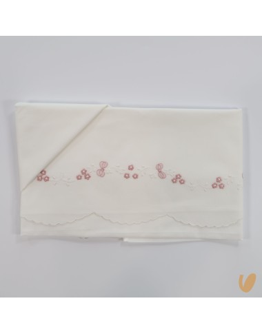 Hand embroidered sheet