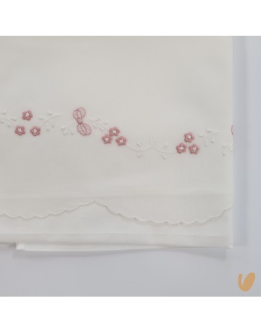 Hand embroidered sheet