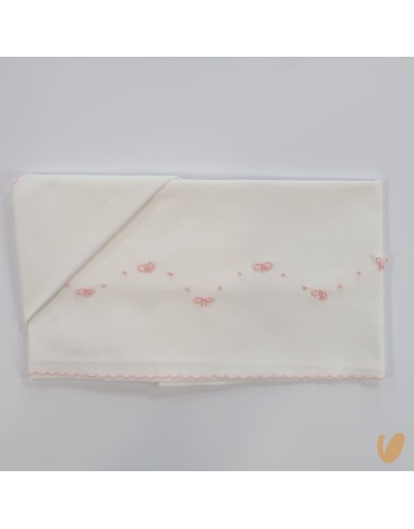 Hand embroidered sheet