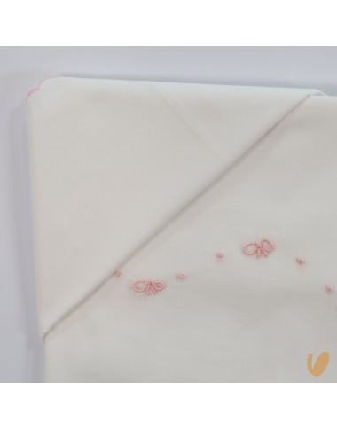 Hand embroidered sheet